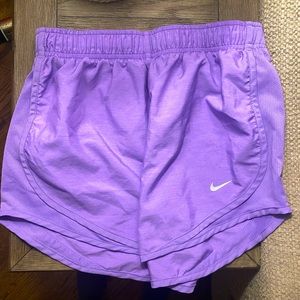 Nike Womens Tempo Shorts- Purple